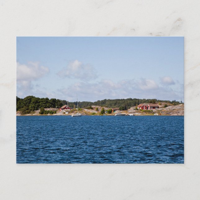Carte Postale Paysage côtier idyllique (Devant)
