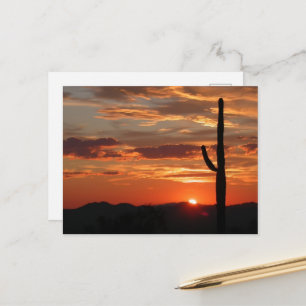 Carte Postale paysage d'Arizona au coucher du soleil