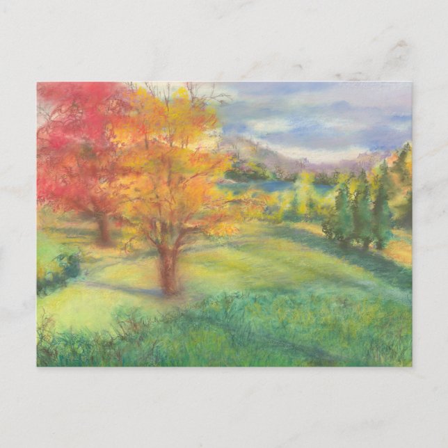 Carte Postale Paysage d'automne (Devant)