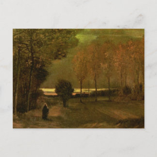Carte Postale Paysage d'automne à Dusk, Vincent van Gogh