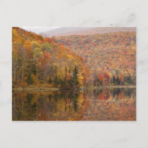 Carte Postale Paysage d'automne avec lac, Vermont, USA 2