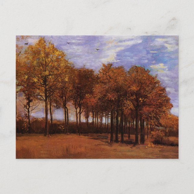 Carte Postale Paysage d'automne par Vincent van Gogh (Devant)