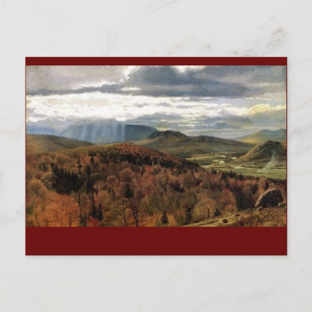 Carte Postale Paysage d'automne, Shelburne, Vermont (Devant)
