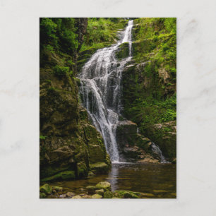 Carte Postale Paysage de chute d'eau verte