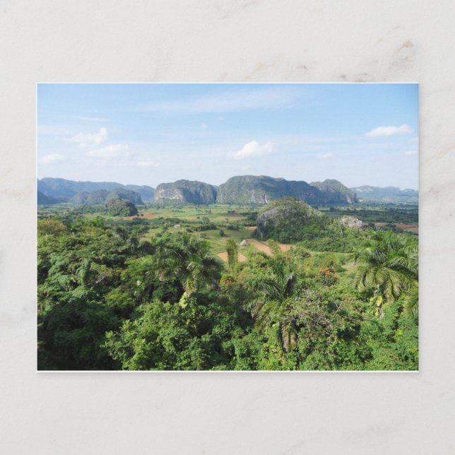 Carte Postale Paysage de Cuba (Devant)