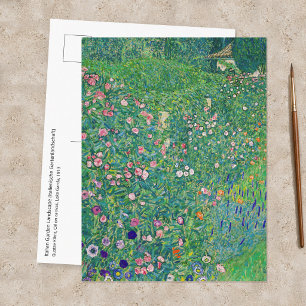 Carte Postale Paysage de jardin italien - Gustav Klimt