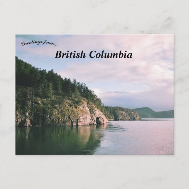 Carte Postale Paysage de la Colombie-Britannique, Canada (Devant)