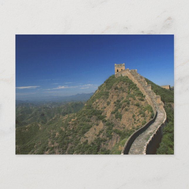 Carte Postale Paysage de la Grande Muraille, Chine (Devant)