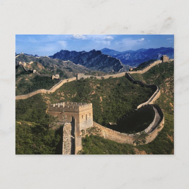 Carte Postale Paysage de la Grande Muraille, Jinshanling, Chine (Devant)