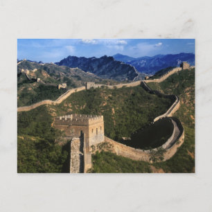 Carte Postale Paysage de la Grande Muraille, Jinshanling, Chine