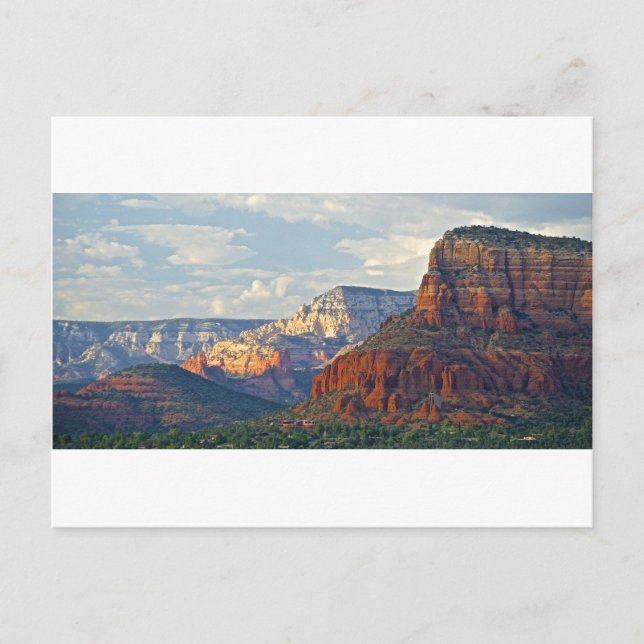 Carte Postale Paysage de la montagne de Sedona (Devant)