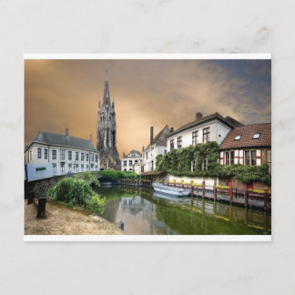 Carte Postale Paysage de la rivière Belgique