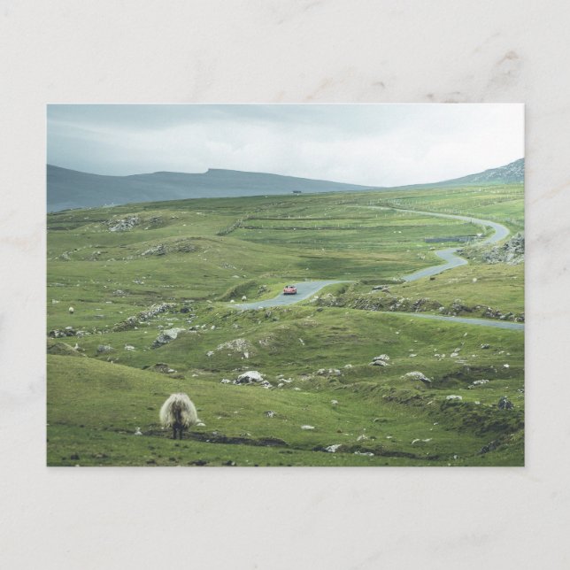 Carte Postale Paysage de l'île d'Achill (Devant)