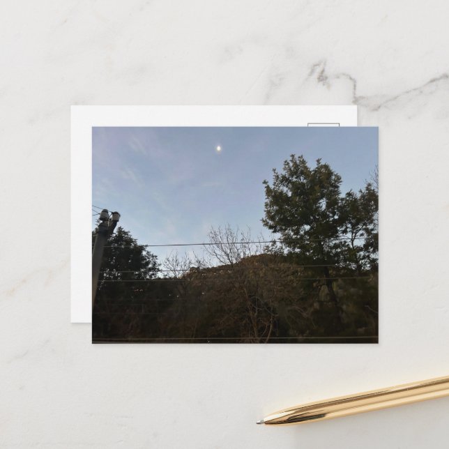 Carte Postale Paysage de montagne (Devant/Arrière en situation)