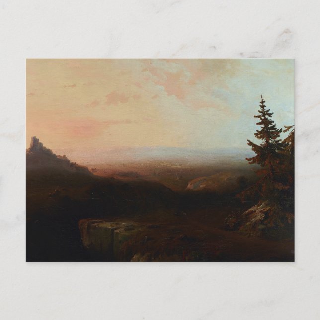 Carte Postale Paysage de montagne par Moran (Devant)