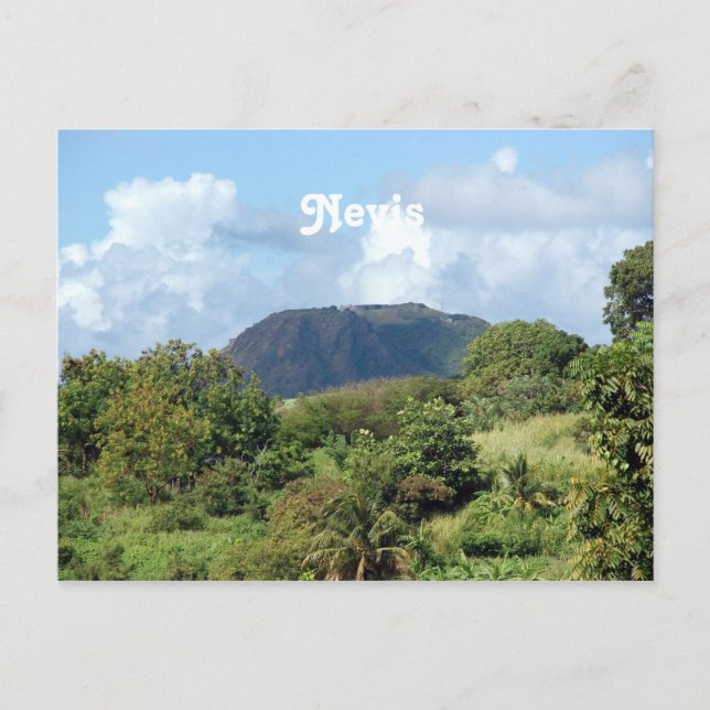 Carte Postale Paysage de Nevis (Devant)