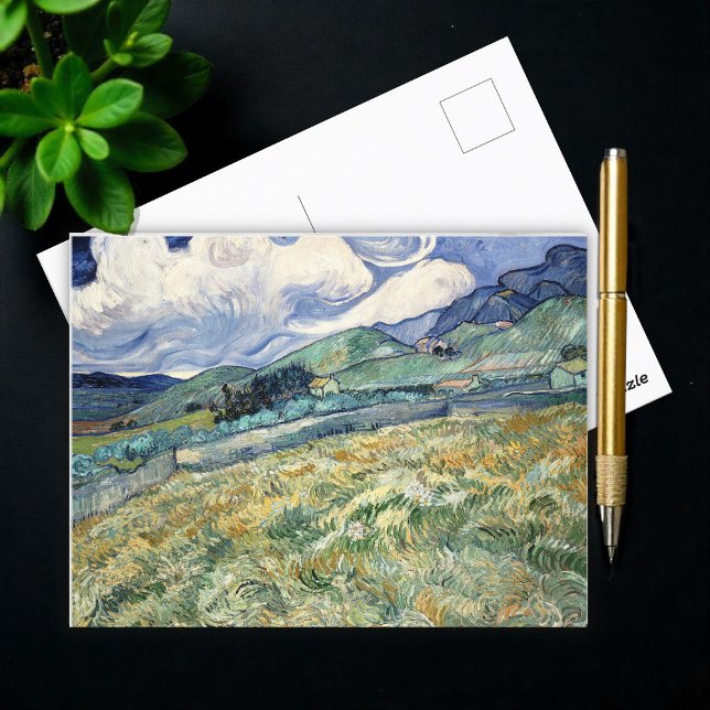 Carte Postale Paysage de Saint-Rémy par Vincent Van Gogh (Créateur téléchargé)