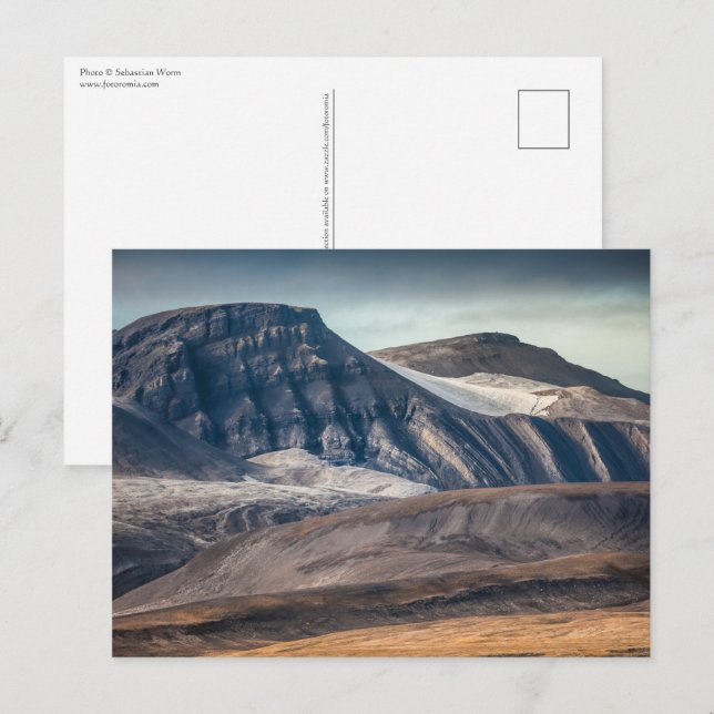 Carte Postale Paysage de Spitsbergen Photo (Devant / Derrière)