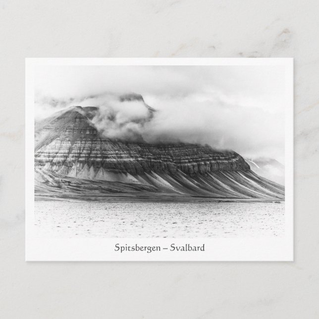 Carte Postale Paysage de Svalbard (Devant)