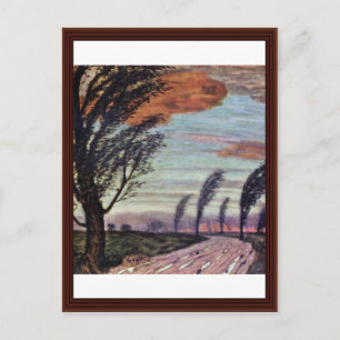 Carte Postale Paysage De Tempête Par Stuck Franz Von