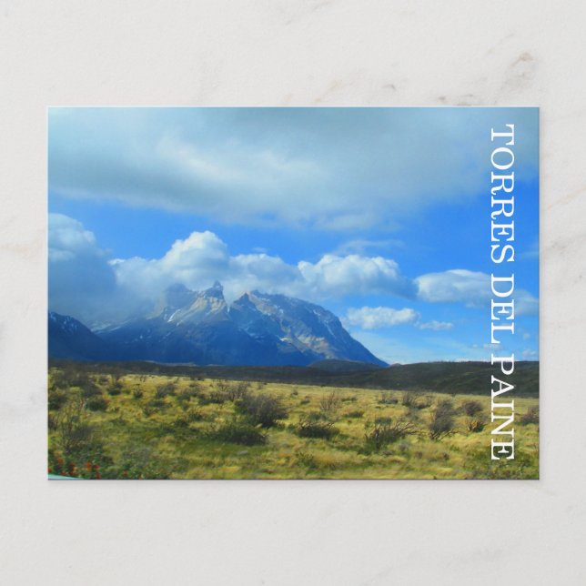 Carte Postale paysage de torres del paine (Devant)