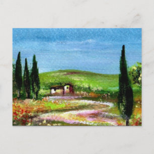CARTE POSTALE PAYSAGE DE TOSCANE 5