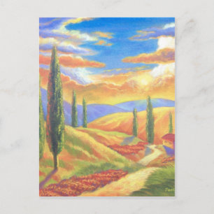 Carte Postale Paysage de Toscane - Multi