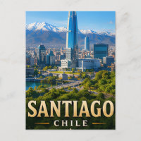 Paysage des Andes de Santiago et Élégance Chilienn