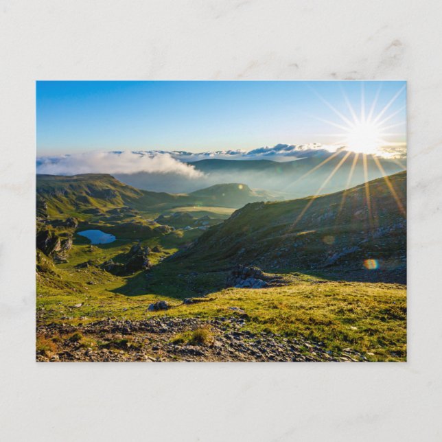 Carte Postale Paysage des carpates (Devant)