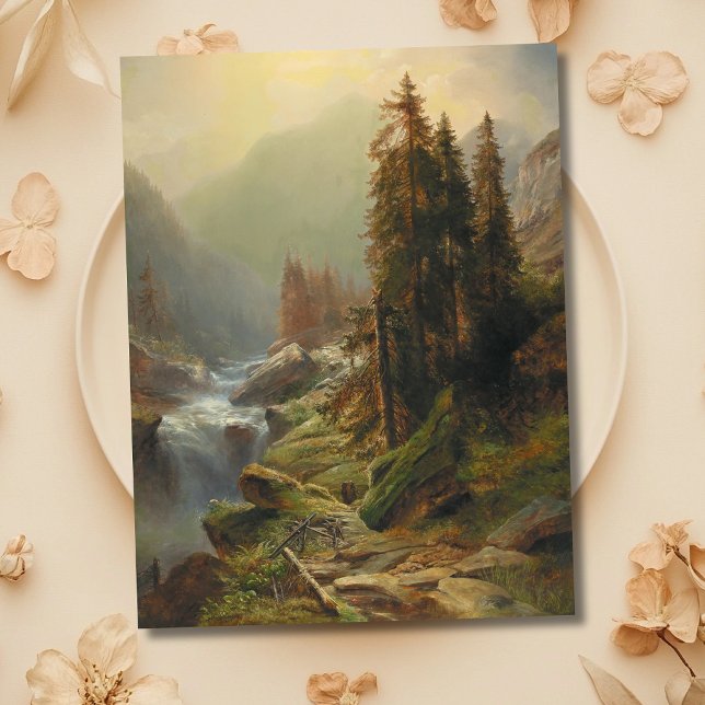 Carte Postale Paysage des grandes montagnes - Albert Zimmermann (Créateur téléchargé)