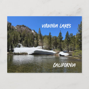 Carte Postale Paysage des lacs de Californie