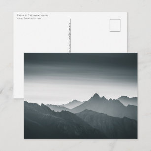 Carte Postale Paysage des montagnes Lofoten