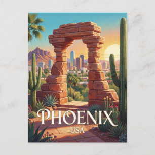 Carte Postale Paysage désertique de Phoenix Arizona