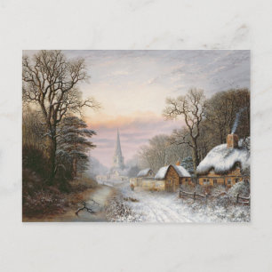 Carte Postale Paysage d'hiver, 1869