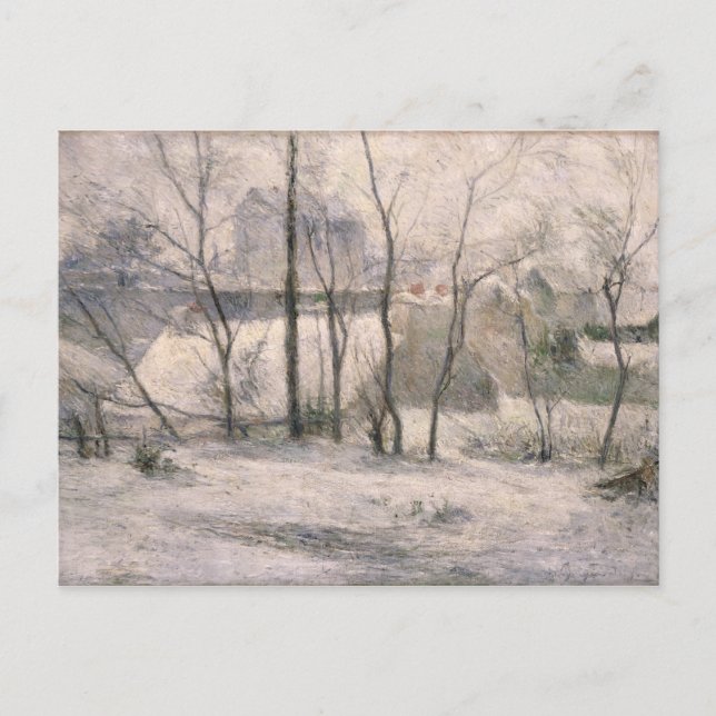 Carte Postale Paysage d'hiver, 1879 (Devant)