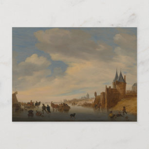 Carte Postale Paysage d'hiver à Arnhem   1653