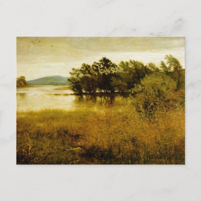 Carte Postale Paysage d'octobre froid (Devant)