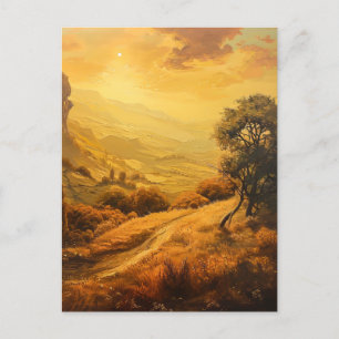 Carte Postale Paysage doré