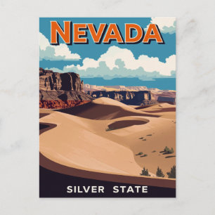 Carte Postale Paysage du désert du Nevada