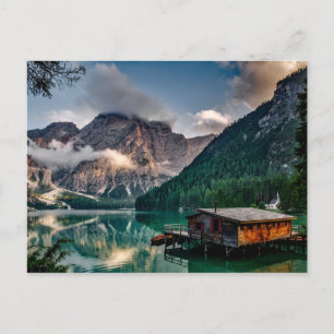 Carte Postale Paysage du lac des Montagnes italiennes