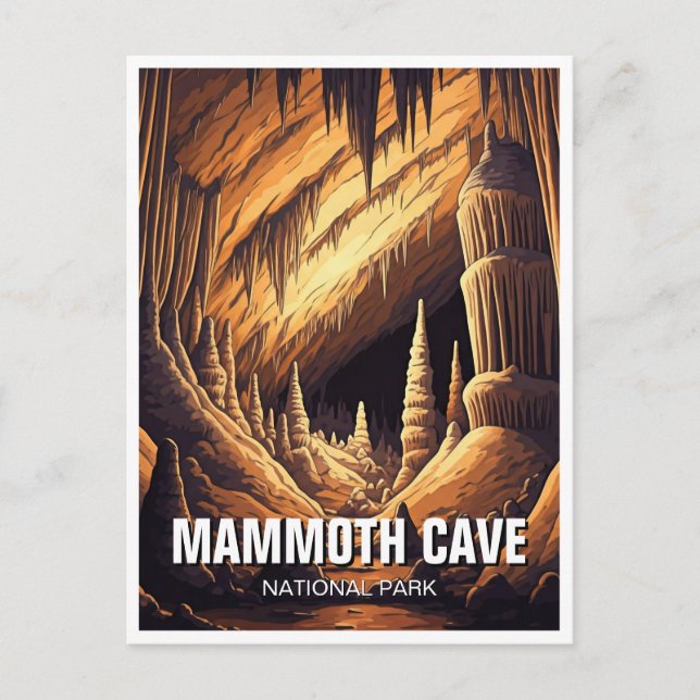 Carte Postale Paysage du parc national Mammoth Cave (Devant)