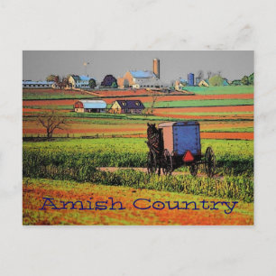 Carte postale Paysage du pays Amish