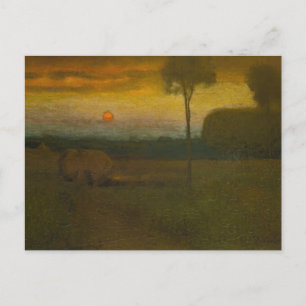 Carte Postale Paysage du soir par George Inness (1889)