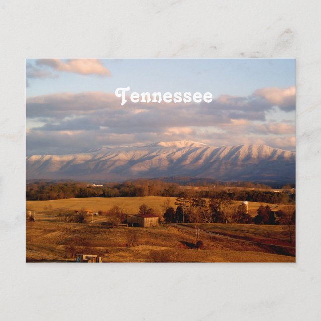 Carte Postale Paysage du Tennessee (Devant)