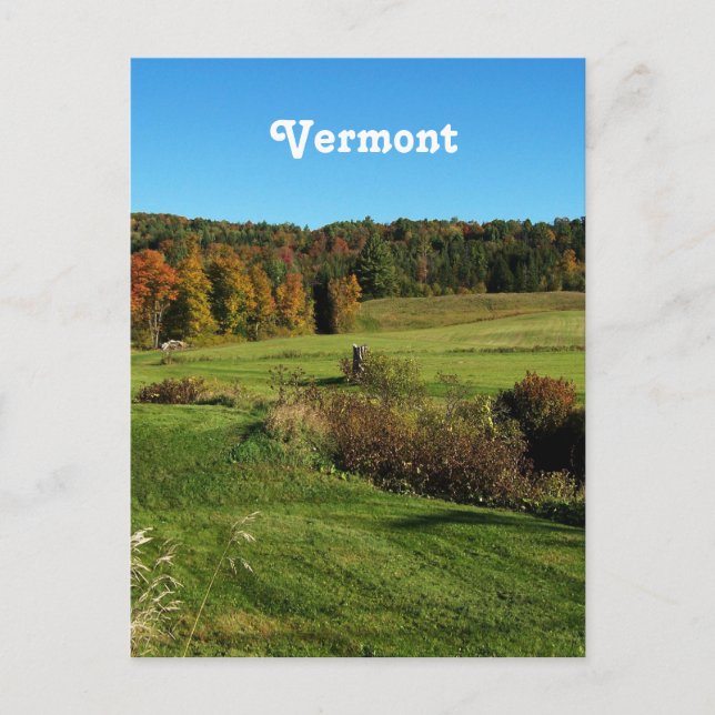 Carte Postale Paysage du Vermont (Devant)