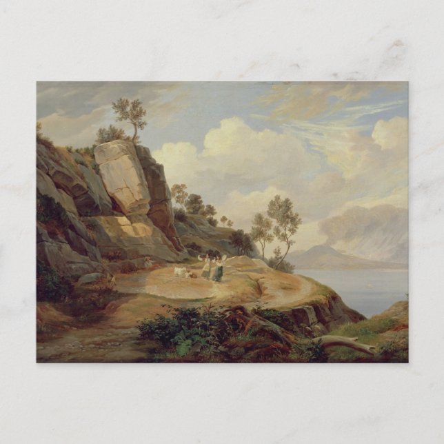 Carte Postale Paysage en Italie (Devant)