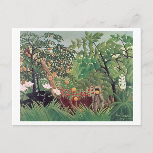 Carte Postale Paysage Exotique, 1910 (Devant)