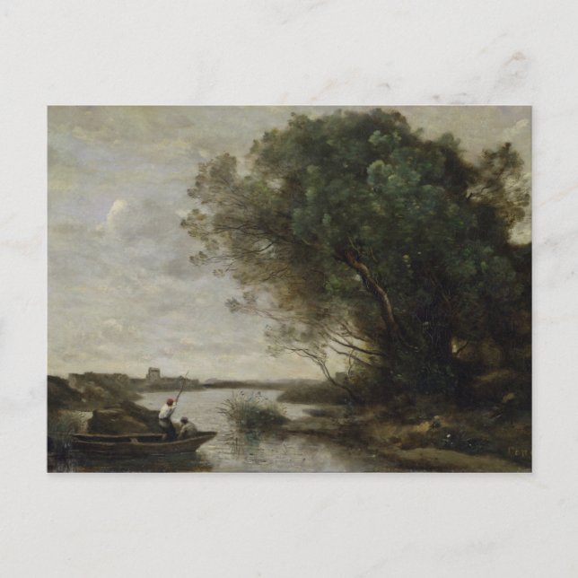 Carte Postale Paysage fluvial (Devant)