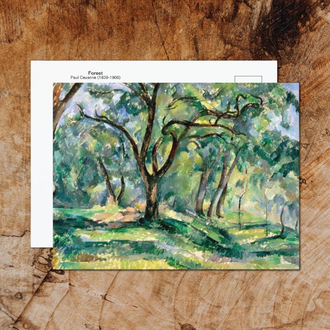 Carte Postale Paysage forestier Paul Cezanne (Créateur téléchargé)
