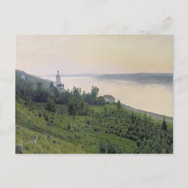 Carte Postale Paysage froid, 1889 (Devant)